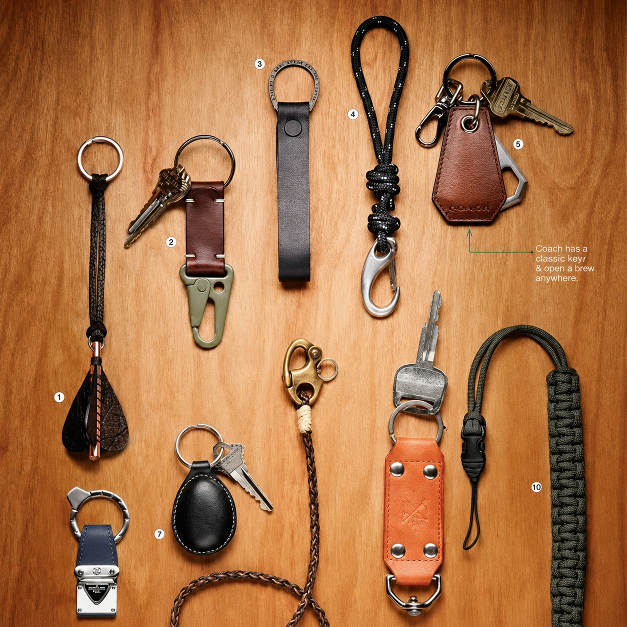 Leather Keycain's