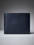Premium Genuine Leather Men's Wallet with 12 Card Slots, 3 Transparent ID Windows, Coin Pocket & RFID Blocking