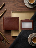 The Executive Leather Wallet & Card Holder By Saphire
