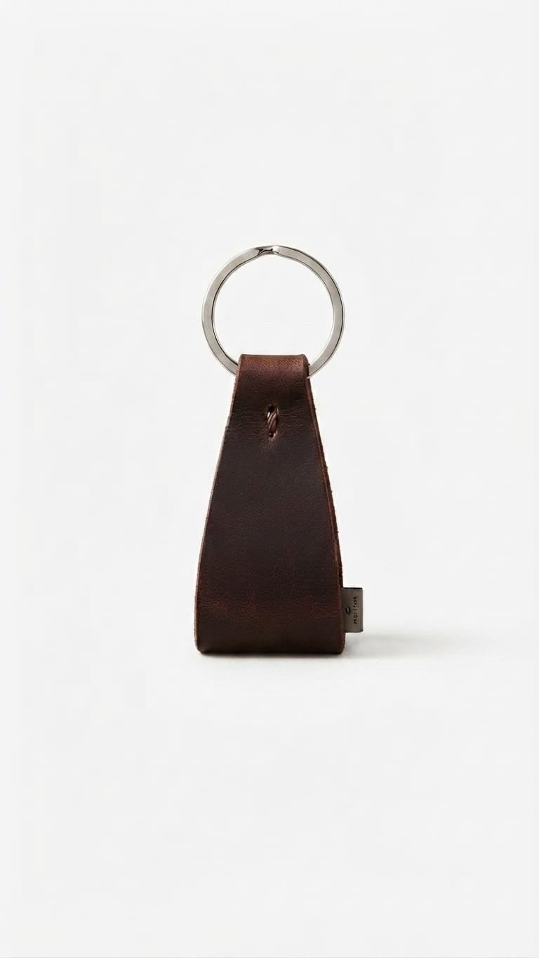 Handmade Raw Leather Key Organizer